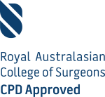 RACS CPD Approved logo - navy
